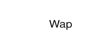 How to pronounce Wap