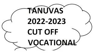 TANUVAS(VETERINARY) 2022-2023 Vocational cut off 🙂