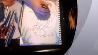Drawing the Ice Queen