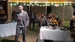 Noah and Emma Wedding -- Toasts