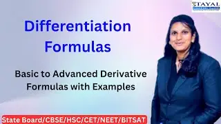 Differentiation Formulas | Basic to Advanced Derivative Formulas with Examples