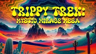 🌟 Trippy Trek 11: Mystic Mirage Mesa 🌟 | 4K AI Animated Psychedelic Journey