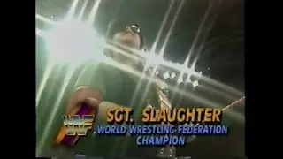 Sgt Slaughter in action   Wrestling Challenge Feb 17th, 1991