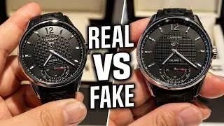 How To Tell The Difference Between a Real and a Fake TAG Heuer Carrera Calibre 1 Watch WV3010