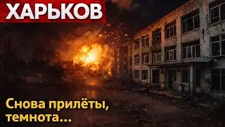 ХАРЬКОВ. Блэкаут! Снова прилёты, снова разрушения...
