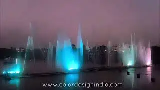 KaliKhan Lake-Sangli Musical Floating Fountain by Colordesign India