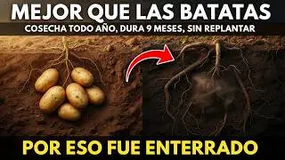 Mejor Que las Patatas! Produce Todo el Año, Dura 9 Meses y Nunca Necesita Replantarse.