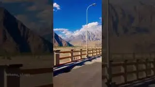 View Of Haldi Cones From Newly Constructed Khaplu - Saling RCC Bridge || Shanu Vlogs || #shorts