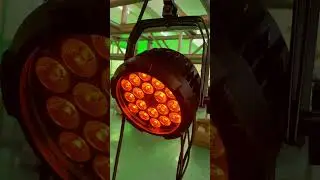 Waterproof 18x18W RGBWA+UV LED Par Light &ndash; Ultimate Outdoor Stage Lighting