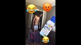 WE PUT ICY HOT ON MY BROTHER BOXERS PRANK!