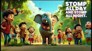 The Little Elephant Song for kids. #elephant #animation #motivation 