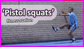 PE fitness circuit ideas &rsaquo; Leg strength | Pistol squats