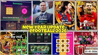Big Update🔥🤩!! Upcoming New Treasure Links Update eFootball 2026, New Year Update, Free Epic & Coins