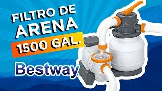 C&oacute;mo armar e instalar filtro de arena Bestway Flowclear&trade; 1500 gal