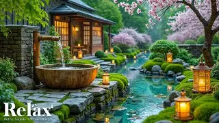 Healing Piano + Soothing Water Sounds 🌿 Eliminate Stress, Anxiety & Depression, Calm Mind & Body