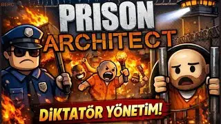60 G&Uuml;N BOYUNCA DİKTAT&Ouml;R GİBİ HAPİSANE Y&Ouml;NETTİM! (Prison Architect)