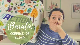 COMPRAS de SCRAP - TODO a menos de 10&euro; 😍🤗 -  en ACTION 😱