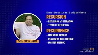 Mastering Recursion: Recurrence, Iteration Method | Factorial, Fibonacci & More