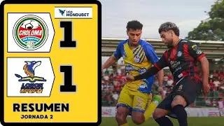 Resumen Choloma FC 1-1 Lobos UPNFM /  Jornada 2 Torneo clausura 2026 #liganacionalhonduras