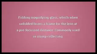 Linen tester Meaning