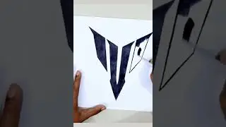 How to draw the Yamaha MT FZ logo #YamahaMTFZ #Shorts