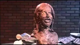 Chocolate artist Paul Joachim's 37 second time-lapse sculpting Cyndi Edwards