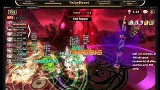🔴[King's Raid] RClause in Otherworldly Shakmeh stage 6 & Trial of Earth stage 9