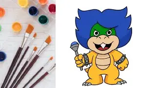 How To Draw Ludwig Von Koopa | Super Mario