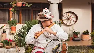 Música del Inti Raymi (HatunPuncha) en Cotacachi.