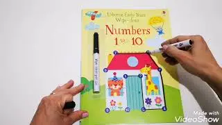 Numbers 1 to 10 Early Years Wipe-Clean Usborne
