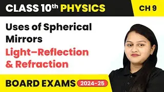 Uses of Spherical Mirrors - Light&ndash;Reflection and Refraction | Class 10 Physics Chapter 9 | CBSE