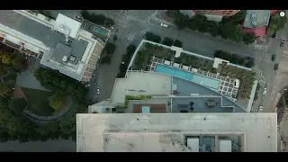 PebbleTec Pools: Rooftop Apartment Pool by Pure Design Featuring PebbleSheen Cool Blue