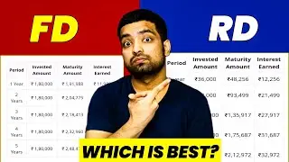 Fixed Deposit Vs Recurring Deposit Calculations, Differences, Benefits ⚡️ FD Vs RD