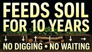 Ancient German Garden Bed That Feeds Crops for 10 Years (No Digging, No Waiting)