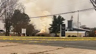 Winston-Salem officials give Weaver Fertilizer plant fire update | WATCH LIVE