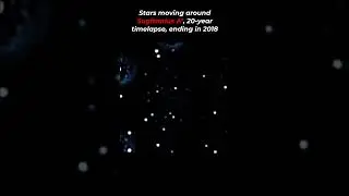 20 Years Timelapse Of Our Supermassive Black Hole Sagittarius A Star #blackholes  #space #science