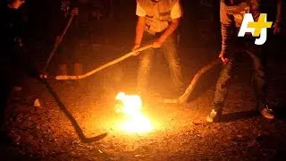 Fire Hockey Is Way Cooler Than Ice Hockey