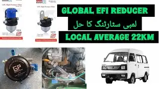How to convert suzuki bolan on lpg with global kit.a&solution of its starting problem