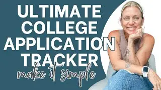 College Application Tracker | Stay Organized + Stress Free