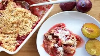 PFLAUMEN Crumble / easy / schnell / k&ouml;stlich / kalt oder warm
