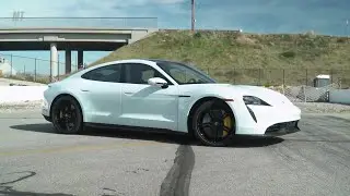Порше Тайкан 2020 турбо S Тест / 2020 Porsche Taycan Turbo S First Test | MotorTrend на русском