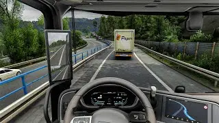 4K Realistic Ultra Graphic DAF |Euro Truck Simulator 2 1.57 Snowymoon Mod Gameplay 2026