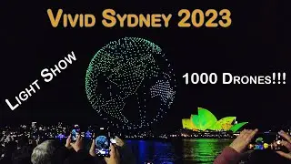 Mesmerizing Spectacle: Vivid Sydney 2023 Drone Show Unveiled!