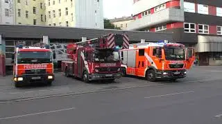 [Full House Alarmierung] || LHF, DLK, LHF, RTW || BF/FF Kreuzberg | Berliner Feuerwehr ||