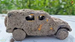 Cleaning muddy toy cars, cleaning muddy cars, restoring muddy, flooded cars 4