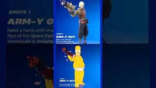Fortnite GIANT HOMER SIMPSON BOSS Funny Emotes Part 04