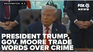 President Trump, VP Vance criticize Baltimore, Gov. Wes Moore on crime