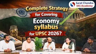 Complete Strategy for Covering Economy syllabus for UPSC 2026 | Best UPSC General Studies Foundation