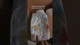 Trying new diapers after newborn stage #kudosdiapers #diaperreview