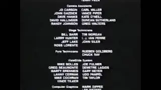 Back to the Future Part II (1989) end credits 